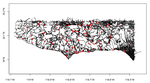 Modeling wildfire ignition origins in southern California using linear network point processes